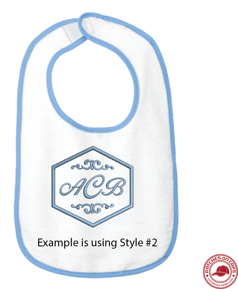 Baby Monogram Embroidery — Bring Your Own Baby Apparel