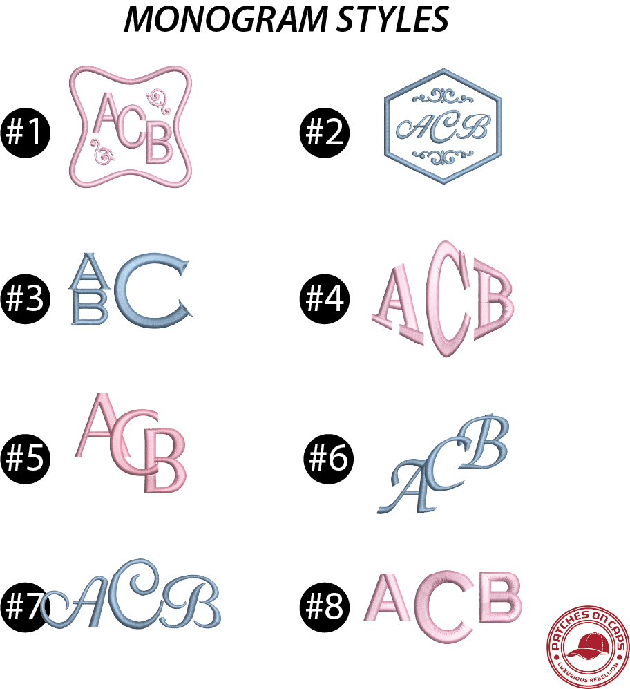 Baby Monogram Embroidery — Bring Your Own Baby Apparel